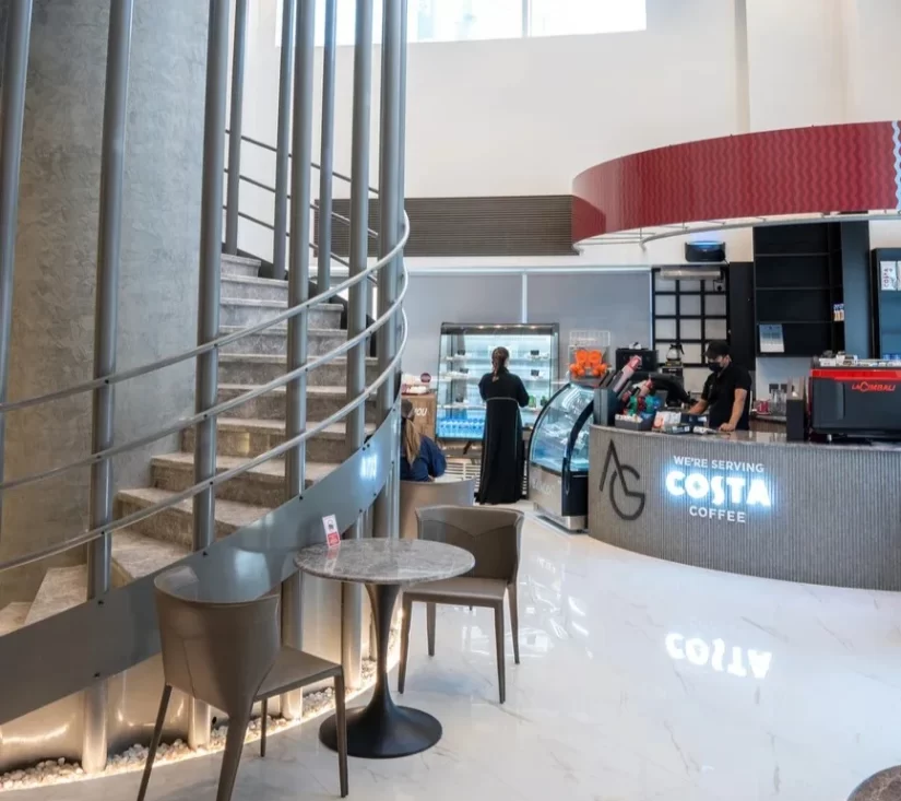 WTC Riyadh Tamkeen Tower entrance business hub in Saudi Arabia